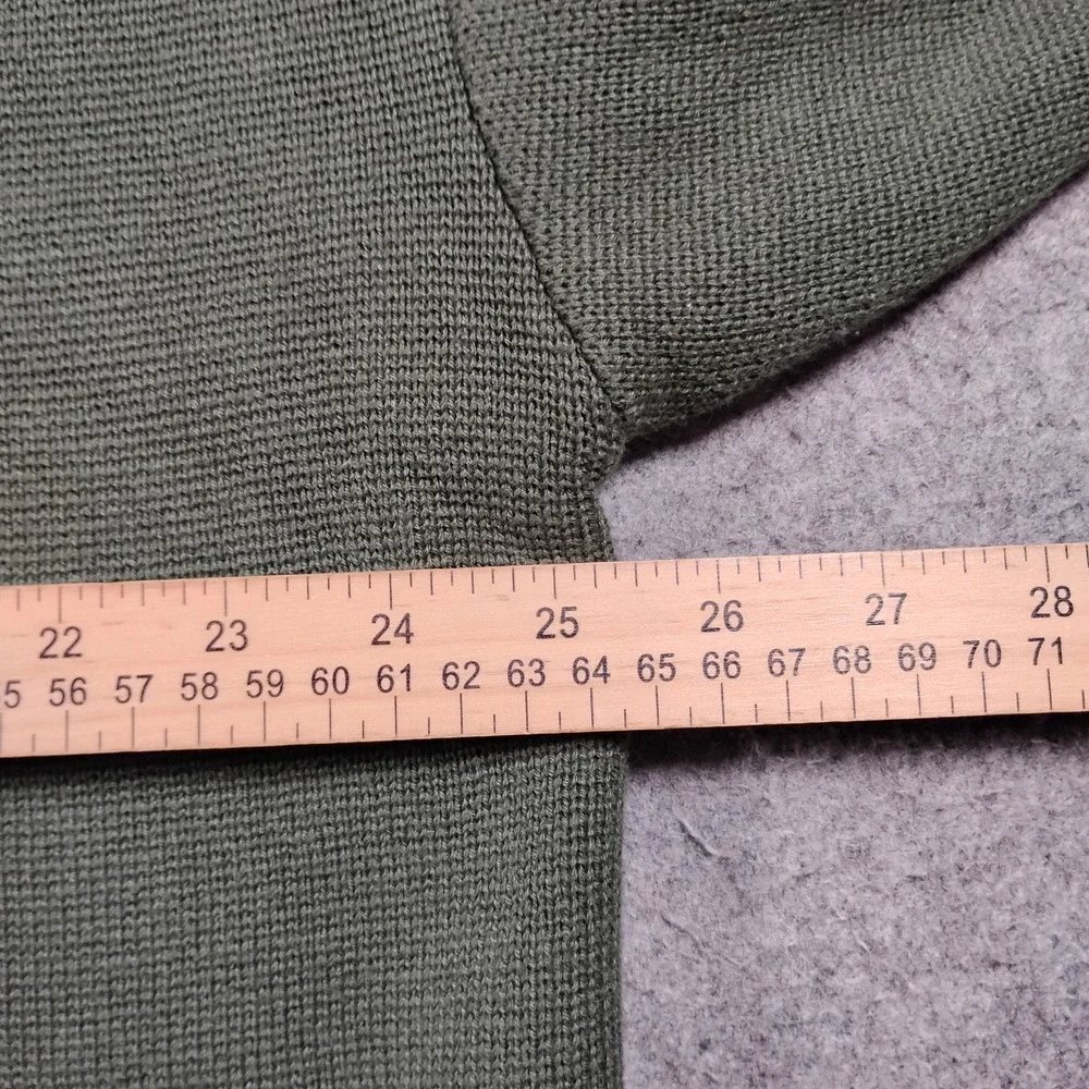 Vintage GAP Men's Large Olive Green Full Zip Cotton Sweater Jacket